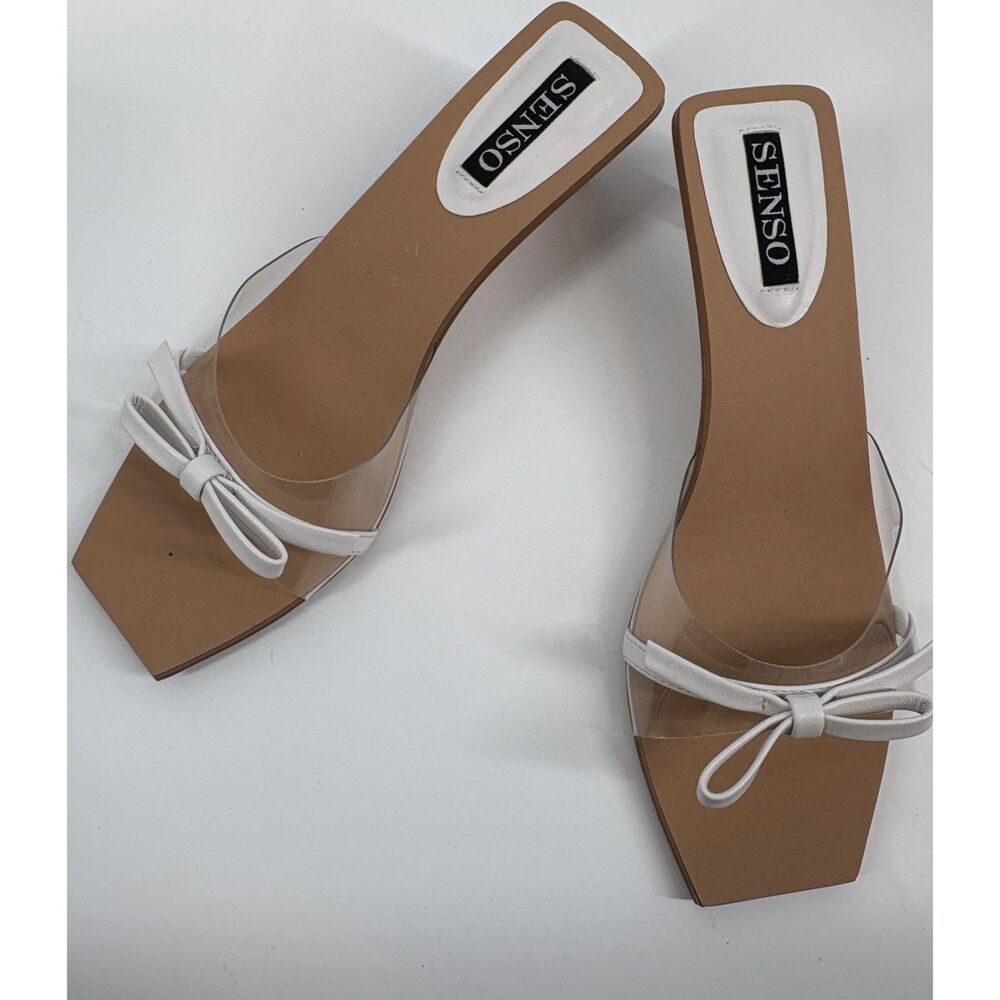 Senso clear mule heels